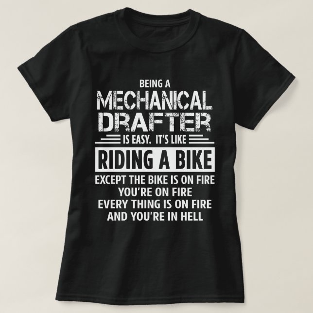 Mechanical Drafter T-Shirt (Design Front)
