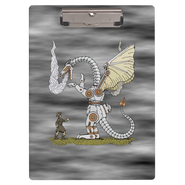 Mechanical Dragon Clipboard (Front)