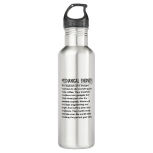 Mechanical engineer 710 ml water bottle