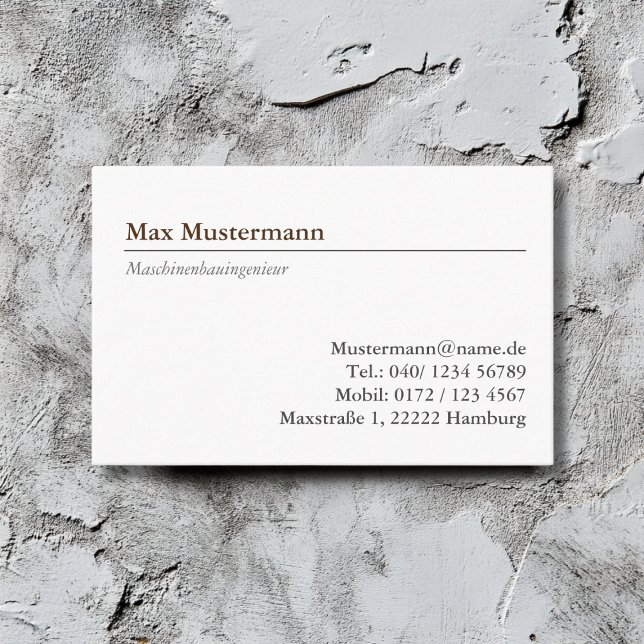 mechanical engineer business card (Creator Uploaded)