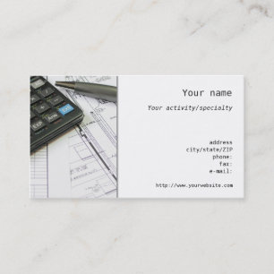 "Mechanical Engineer" business card