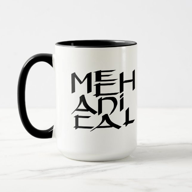 Mechanical Engineer Character Mug (Left)