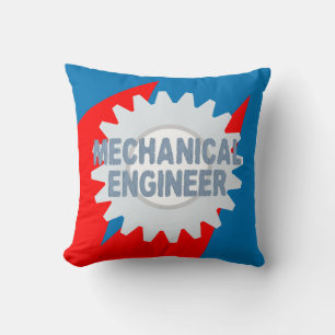 Mechanical Engineer Colour Block Cushion