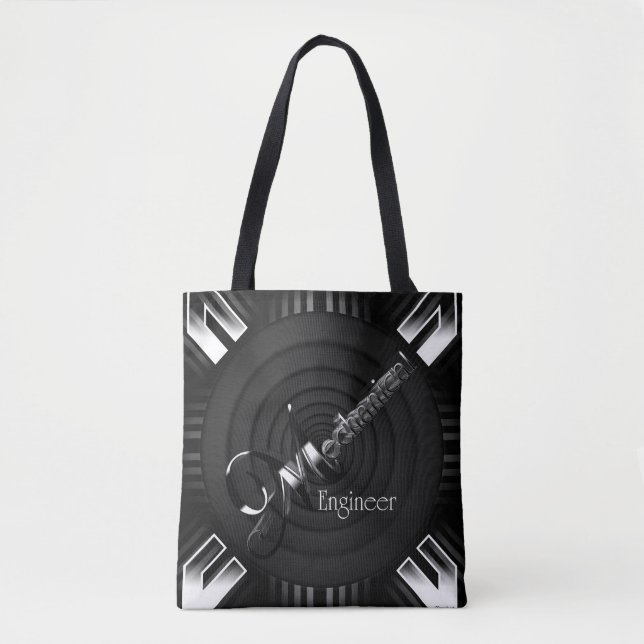 Mechanical Engineer Deco Flare Tote Bag (Front)
