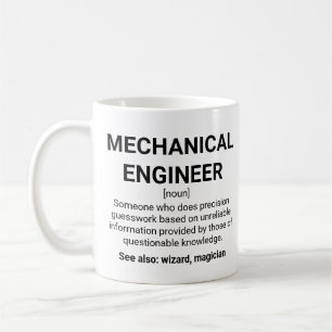 Mechanical engineer definition humour coffee mug