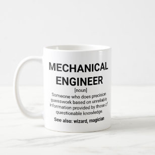 Mechanical engineer definition humour coffee mug