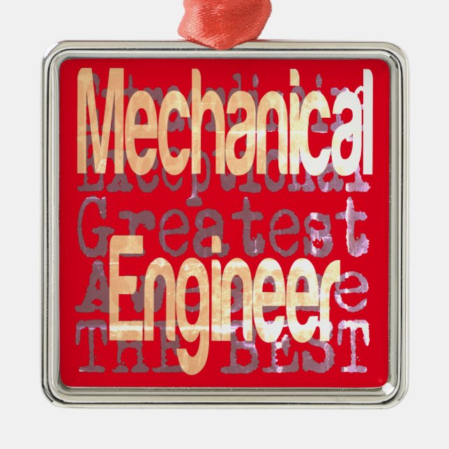 Mechanical Engineer Extraordinaire Metal Ornament (Front)