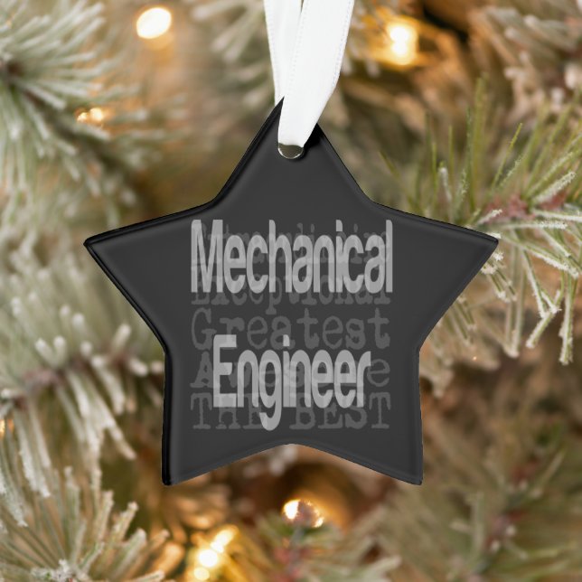Mechanical Engineer Extraordinaire Ornament (Tree)