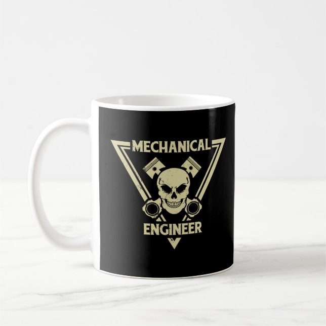 Mechanical Engineer  for Engineer Student Engineer Coffee Mug (Left)