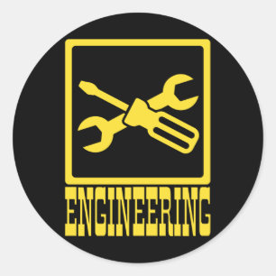 Mechanical Engineer Funny Engineering Tools Classic Round Sticker
