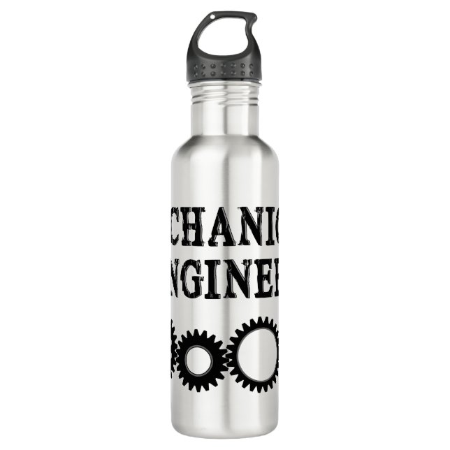 Mechanical Engineer Gears 710 Ml Water Bottle (Front)