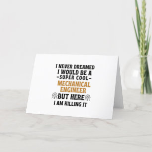 MECHANICAL ENGINEER HOLIDAY CARD