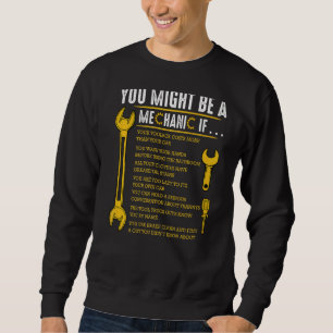 Mechanical Engineer Humour Sarcastic Quotes Fan Sweatshirt
