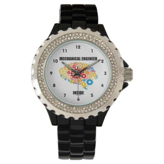 Mechanical Engineer Inside (Gears Brain) Watch (Front)