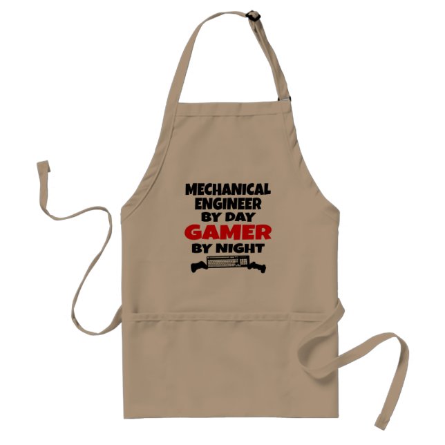 Mechanical Engineer Loves Playing Video Games Standard Apron (Front)