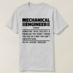 Mechanical Engineer Noun Classical Car Lover Cool T-Shirt