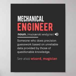 Mechanical ENGINEER Poster