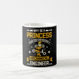 Mechanical Engineer Princess Coffee Mug