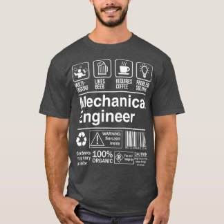 Mechanical Engineer Product Label      T-Shirt