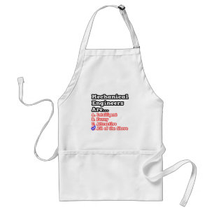 Mechanical Engineer Quiz...Joke Standard Apron