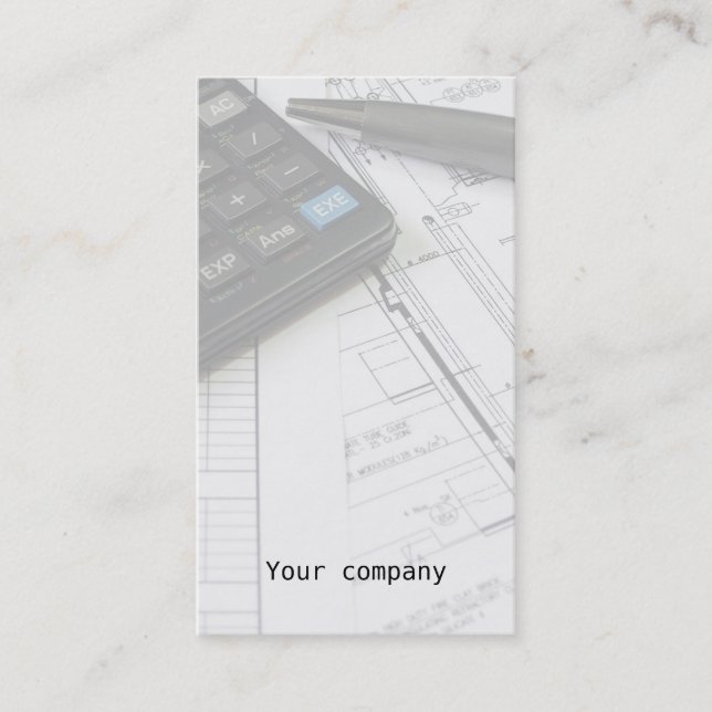 "Mechanical Engineering" business card (Front)