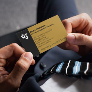 Mechanical Engineering Consultant Business Card