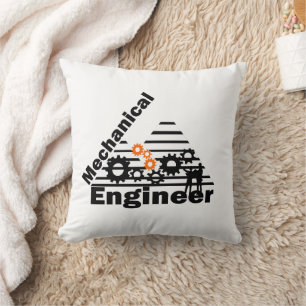 Mechanical Engineering Funny Engineer Cushion