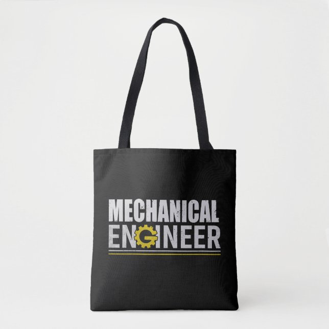 Mechanical Engineering Funny Engineer Tote Bag (Front)