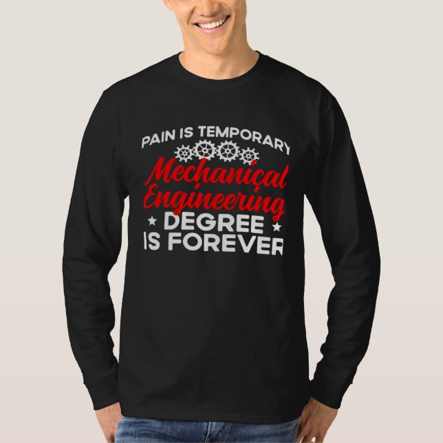 Mechanical Engineering School Future Mechanical En T-Shirt (Front)