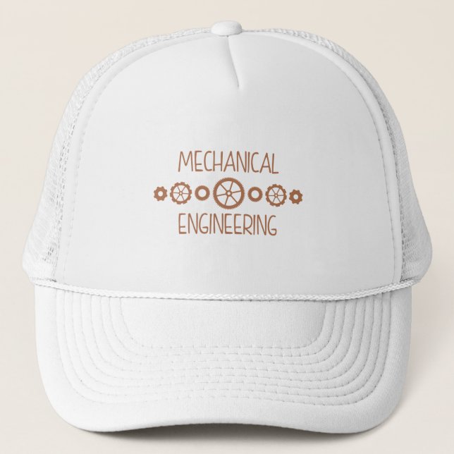Mechanical Engineering Trucker Hat (Front)
