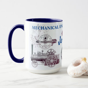 Mechanical Engineers Get it Done! Antique Machines Mug