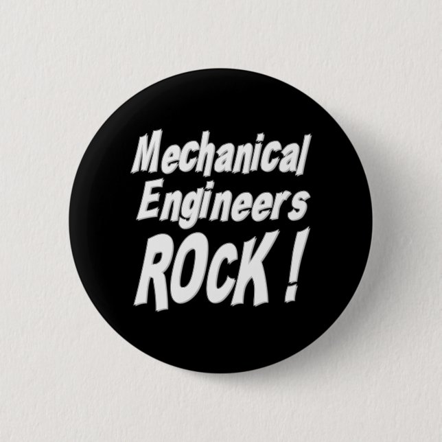 Mechanical Engineers Rock! Button (Front)
