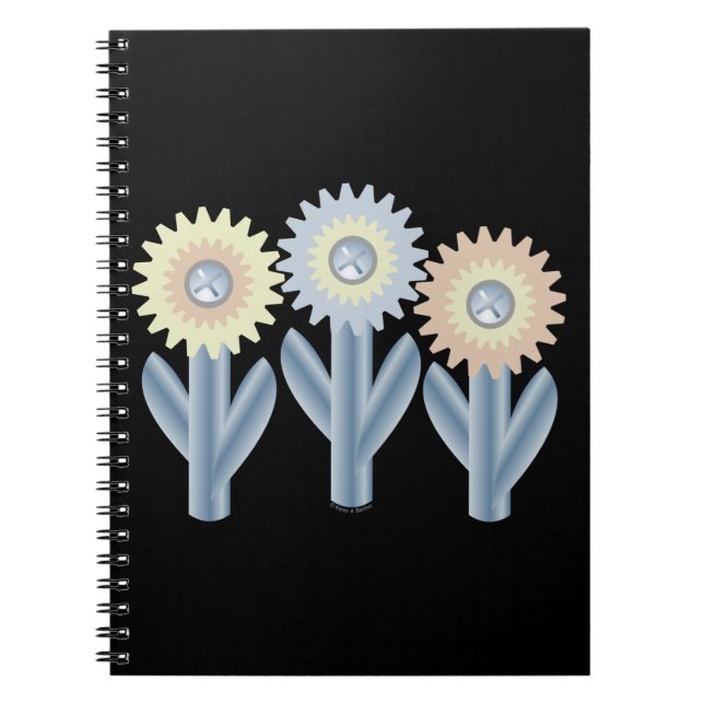 Mechanical Flowers Notebook (Front)