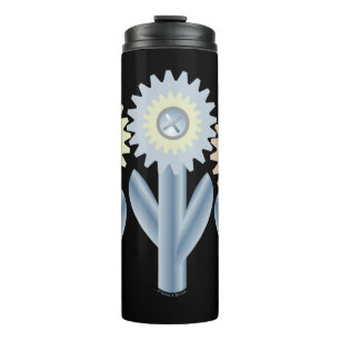 Mechanical Flowers Thermal Tumbler