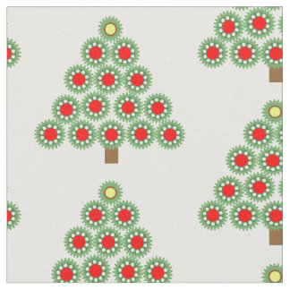 Mechanical Gear Christmas Tree Fabric