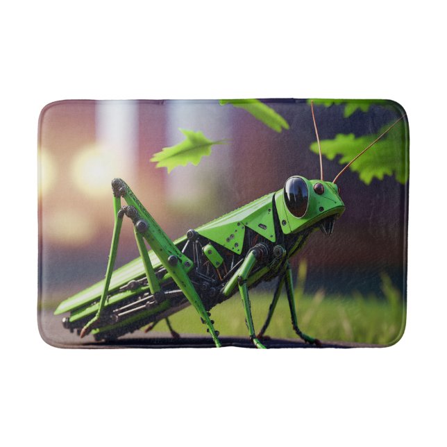 Mechanical Grasshopper Bath Mat (Front)