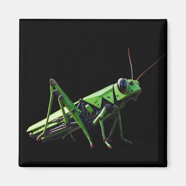 Mechanical Grasshopper Magnet (Front)