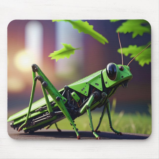 Mechanical Grasshopper Mouse Pad (Front)