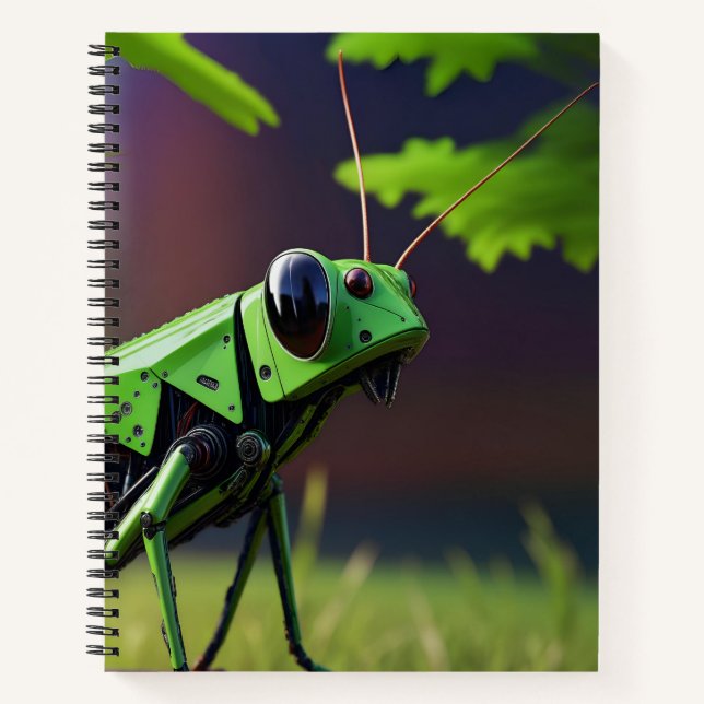 Mechanical Grasshopper Notebook (Front)