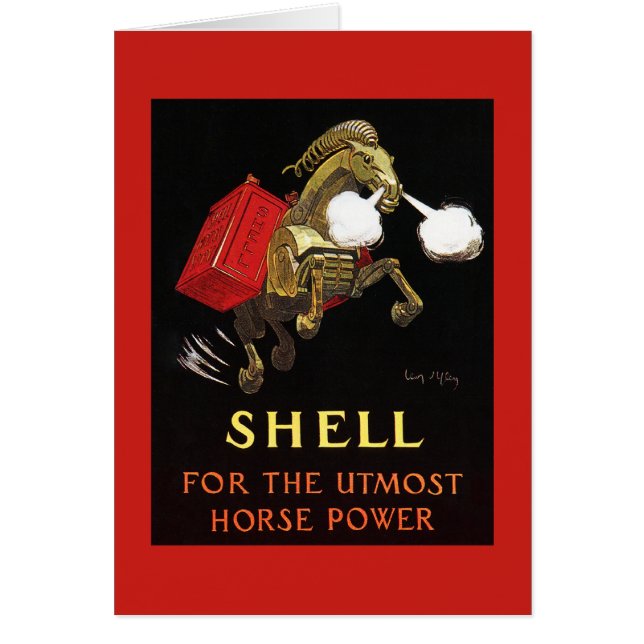 Mechanical Horse with Shell Oil (Front)