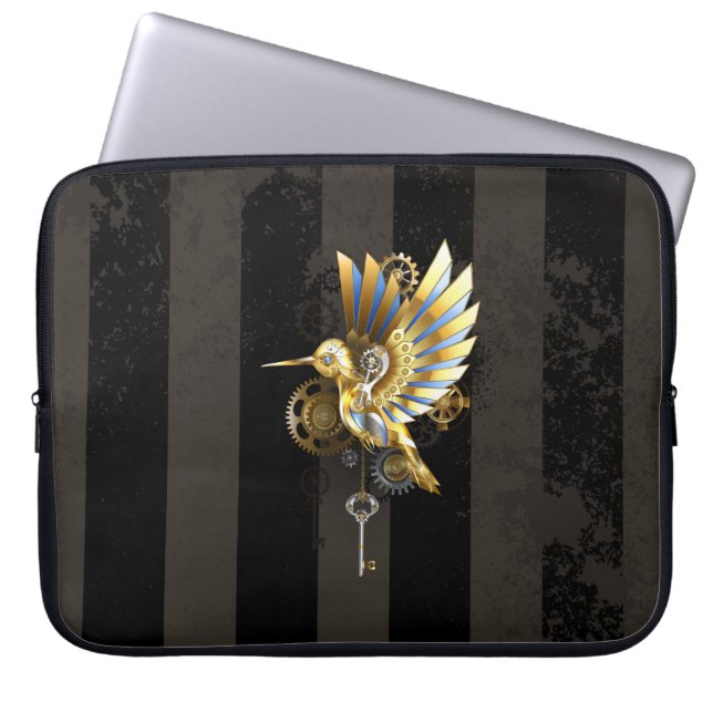 Mechanical Hummingbird Laptop Sleeve (Front)