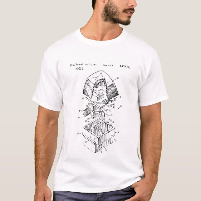 Mechanical Keyboard Key Patent T-Shirt (Front)
