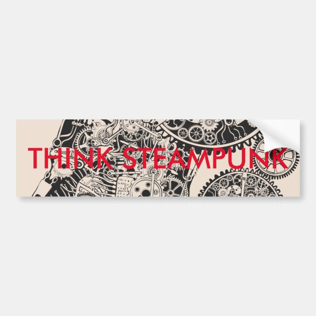 Mechanical Man Bumper Sticker (Front)