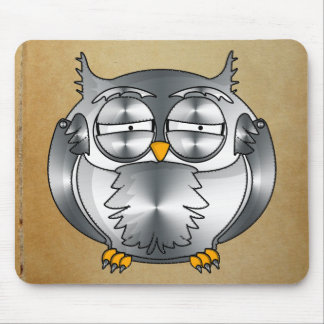 mechanical owl mouse pad
