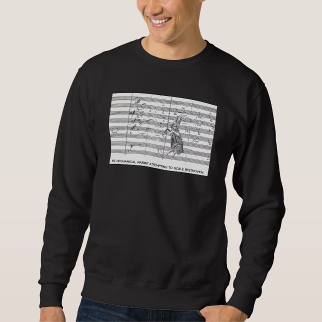 Mechanical Rabbit & Beethoven Sweatshirt (Front)