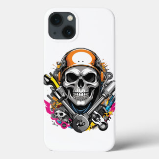 Mechanical skulliPhone / iPad case