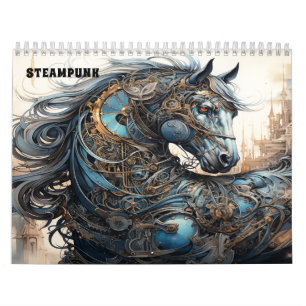 Mechanical Steampunk Style  Calendar