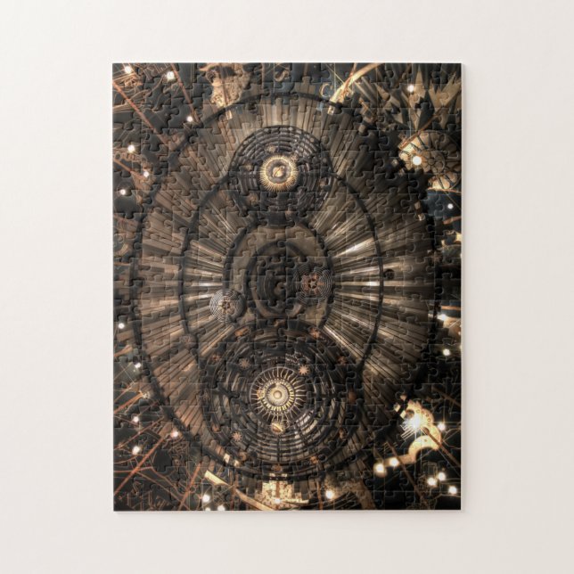 Mechanical Steampunk Zodiac Constellations Jigsaw Puzzle (Vertical)