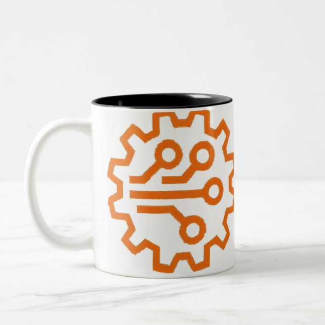 Mechanical  Two-Tone coffee mug (Left)
