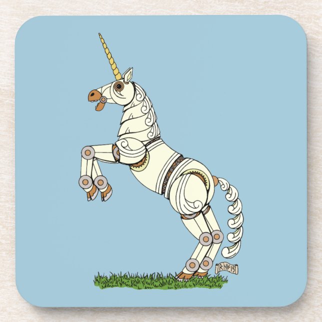 Mechanical Unicorn Coaster (Front)